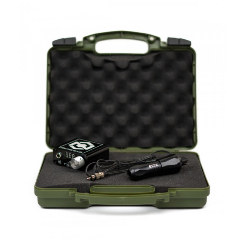 Tattoo Machine and EQUIPMENT CASE Small in Kleur
