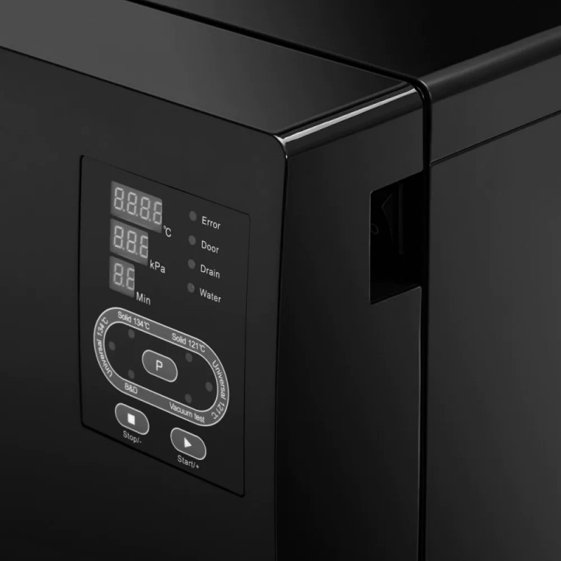 Lafomed Autoclave Standard Line LFSS18AA LED 18 L class B with a printer black Lafomed Autoclave Standard Line LFSS18AA LED 18 L class B with a printer black