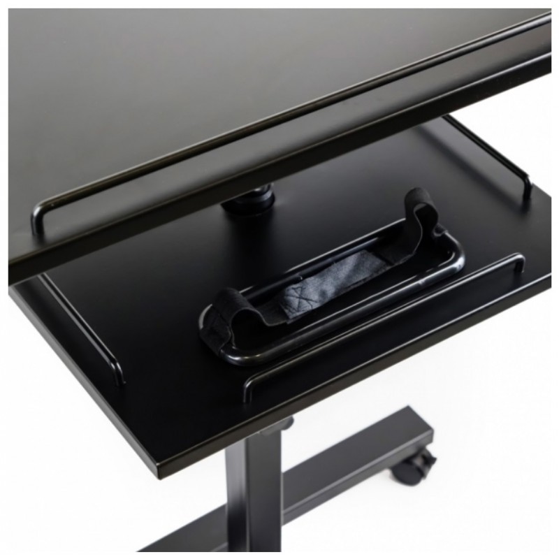 WERKTAFEL DUBBELBLAD ZWART WERKTAFEL DUBBELBLAD ZWART