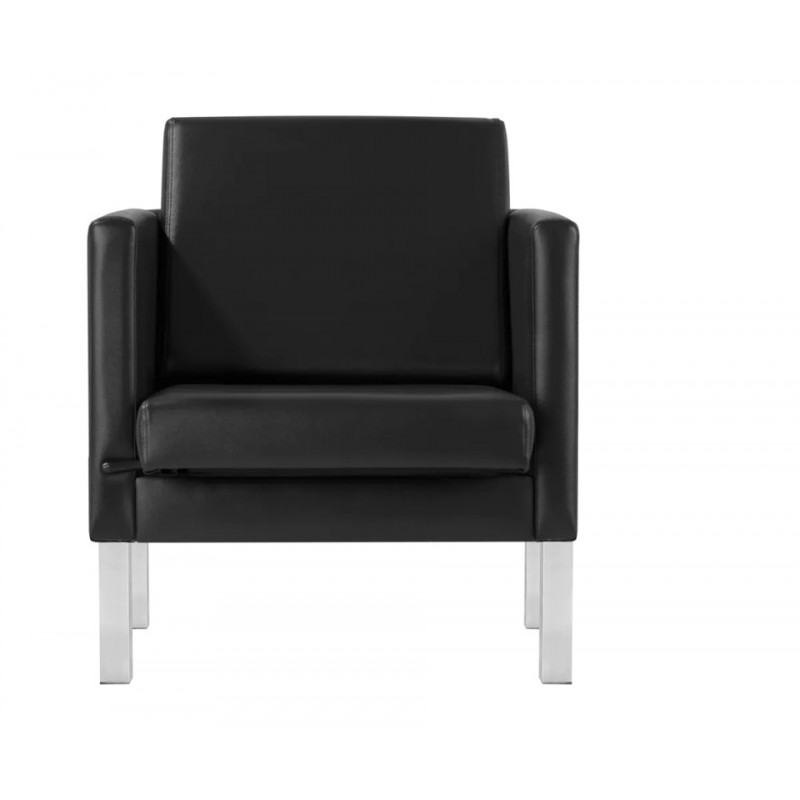 Wachtkamerfauteuil Zwart Wachtkamerfauteuil Zwart