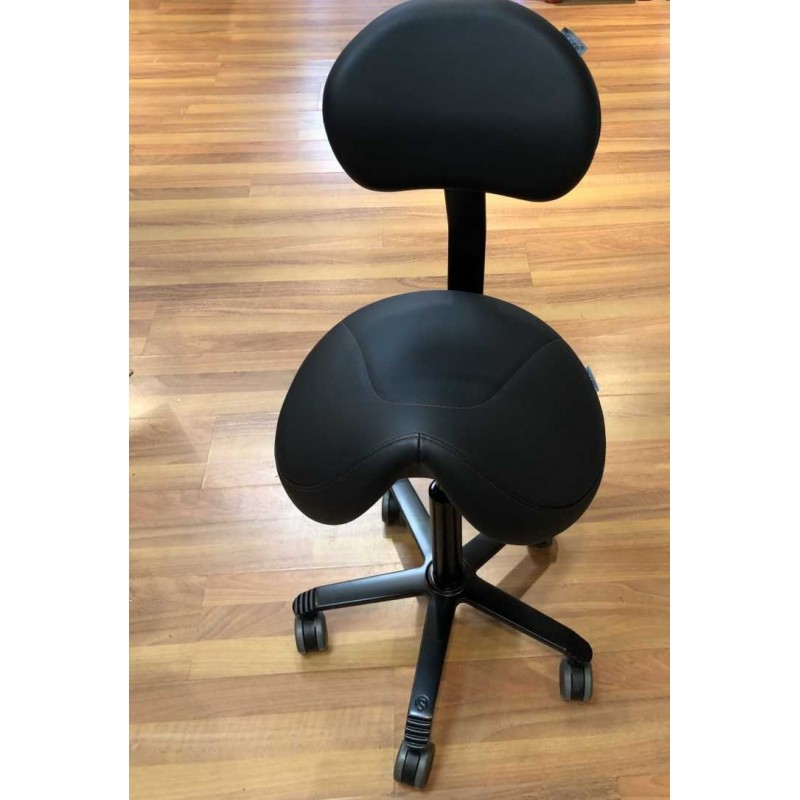 Score jumper met lendensteun zwart met rode stiknaad Score jumper met lendensteun zwart met rode stiknaad