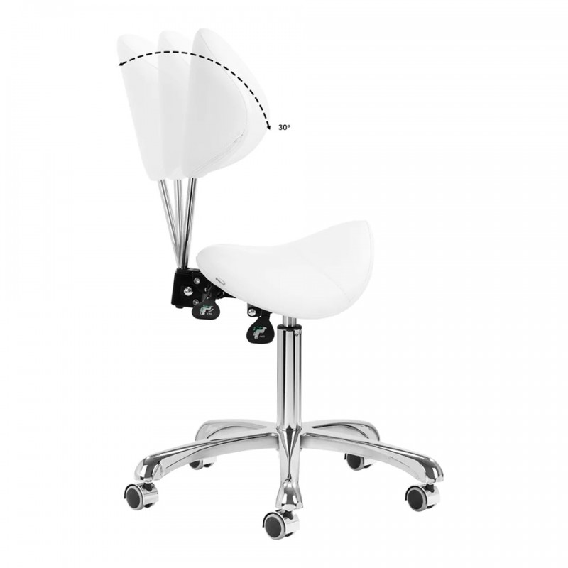 Cosmetische kruk wit Cosmetische kruk wit