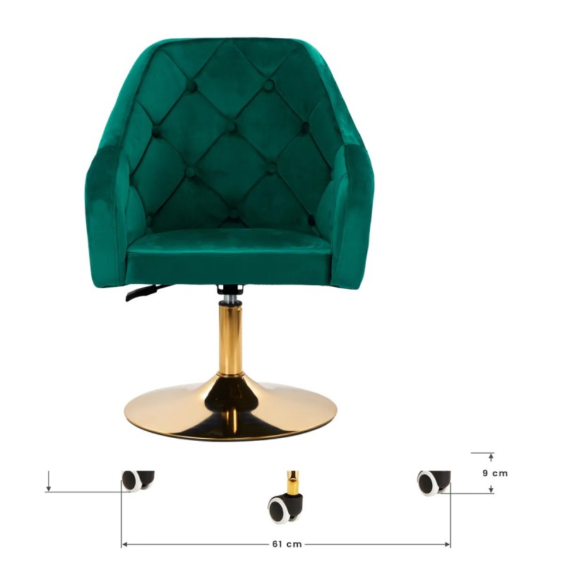 Beauty brede stoel Groen Beauty brede stoel Groen