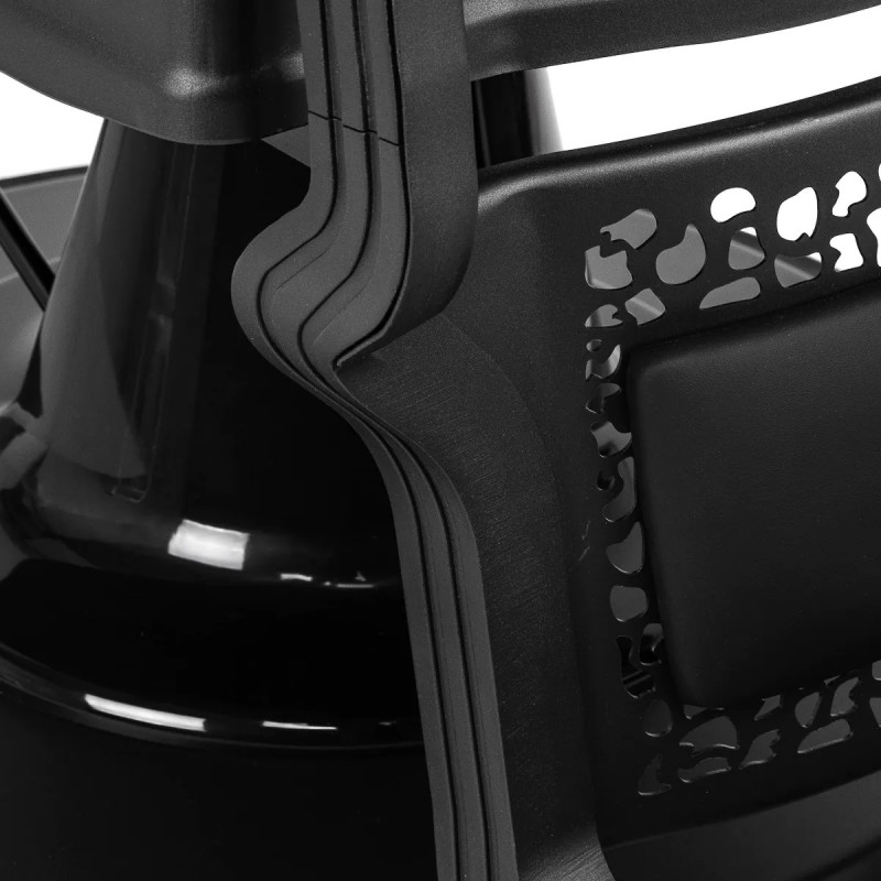 kappersstoel zwart zonder knoppen kappersstoel zwart zonder knoppen